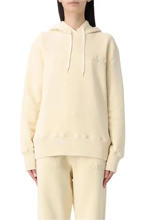 Autry Bluzy, Kobieta, Beżowy, L, Beżowy Hoodie w luźnym fasonie