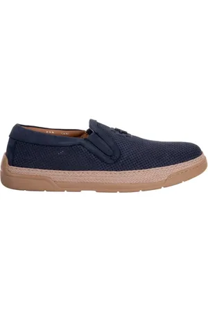BALDININI Buty, Mężczyzna, Niebieski, 41 EU, Męskie Wygodne Buty Slip-On
