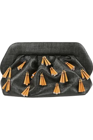THEMOIRÈ Torebki, Kobieta, Czarny, ONE SIZE, Bios Clutch z Zdejmowanym Paskiem