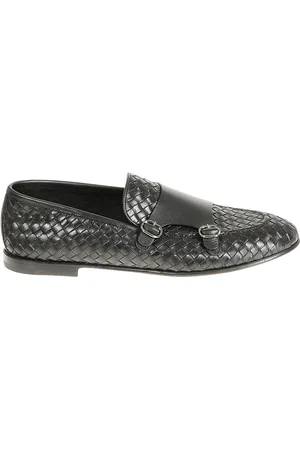 Neil Barrett Buty, Mężczyzna, Czarny, 42 1/2 EU, Klasyczny Czarny Loafer Skórzany