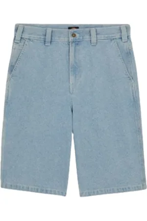 Dickies Szorty, Mężczyzna, Niebieski, W31, Denim, Szorty Vintage Denim Madison Look Przygoda