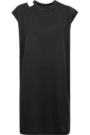 Y-3 Sukienki, Kobieta, Czarny, S, Krótka Sukienka Lyocell