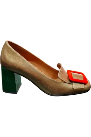 Chie Mihara Buty, Kobieta, brązowy, 36 1/2 EU, Skóra, Pema Czółenka na Wysokim Obcasie