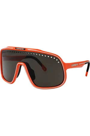 Carrera Akcesoria, Mężczyzna, Pomarańczowy, ONE SIZE, Sportowe okulary przeciwsłoneczne Model 02/S