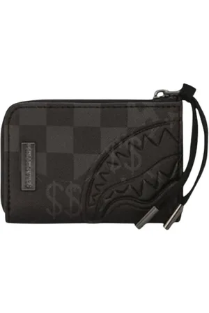 Sprayground Akcesoria, Mężczyzna, Czarny, ONE SIZE, Portfel z zamkiem i 4 kieszeniami