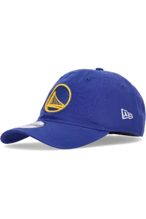 New Era Akcesoria, Mężczyzna, Niebieski, ONE SIZE, NBA Draft Zagięta Czapka z Daszkiem