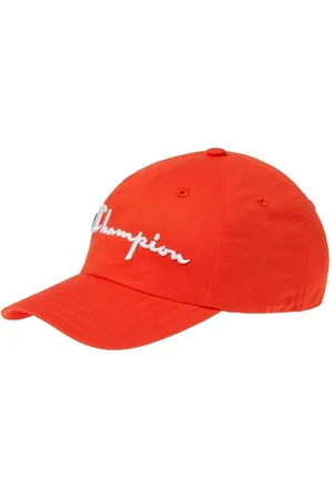 Champion Akcesoria, unisex, Czerwony, ONE SIZE, Bawełna, Czerwony Kapelusz z Logo