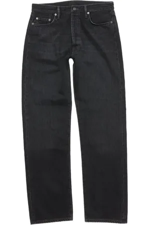 Acne Studios Jeansy, Mężczyzna, Czarny, W33 L32, Stylowe spodnie 5-kieszeniowe