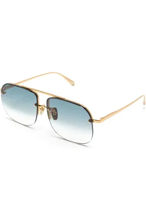 Linda Farrow Akcesoria, unisex, Żółty, 62 MM, Lfl 1539 C2Sun Okulary