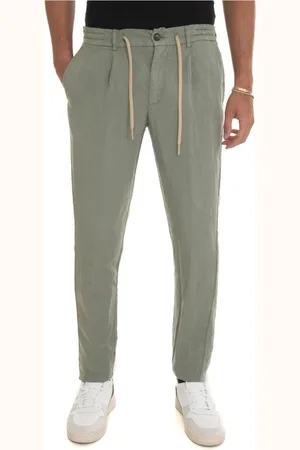Berwich Spodnie, Mężczyzna, Zielony, 3XL, Trousers with lace tie