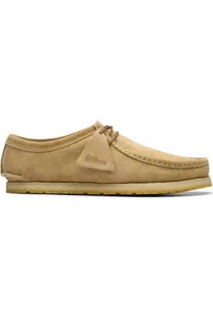 Clarks Buty, Mężczyzna, Beżowy, 41 1/2 EU, Zamsz, Laced Buty