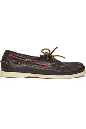 SEBAGO Buty, Mężczyzna, brązowy, 44 EU, Brązowe mokasyny żeglarskie z antypoślizgową podeszwą