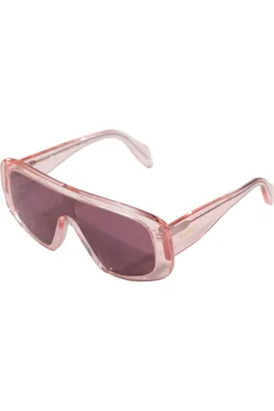 Pinko Akcesoria, Kobieta, Różowy, ONE SIZE, Len, Nowoczesne okulary przeciwsłoneczne dla kobiet na lato