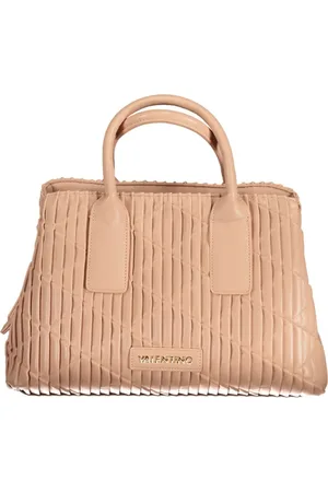 Valentino by Mario Valentino Torebki, Kobieta, Różowy, ONE SIZE, Len, Różowa Torba Donna z Rączką na Łańcuszku