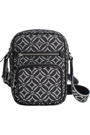 Michael Kors Torebki, Kobieta, Czarny, ONE SIZE, Bawełna, Elegancka torba na ramię z logo