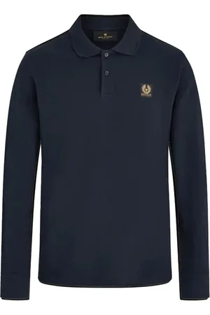 Belstaff Koszulki, Mężczyzna, Niebieski, S, Klasyczne Koszulki Polo dla Mężczyzn