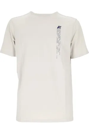 K-Way Koszulki, Mężczyzna, Beżowy, M, T-shirt z krótkim rękawem Digital Rain Jersey