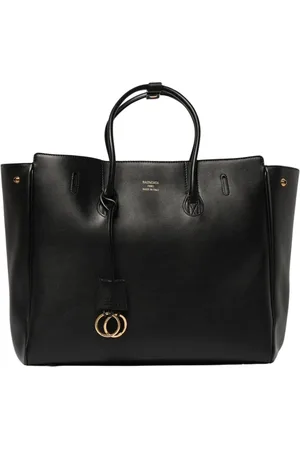Balenciaga Torebki, Kobieta, Czarny, ONE SIZE, Len, Klasyczna skórzana torba tote