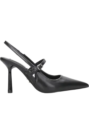 Steve Madden Buty, Kobieta, Czarny, 38 EU, Czarne skórzane szpilki z noskiem