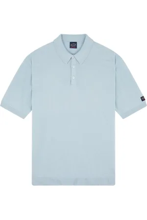 Paul & Shark Koszulki, Mężczyzna, Niebieski, L, Bawełniany Polo Shirt Regular Fit Jersey