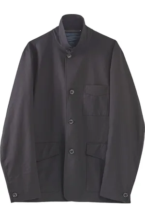 Paul Smith Kurtki, Mężczyzna, Czarny, L, Wodoodporna Kamizelka z Wełny Green Storm System