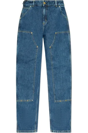 Carhartt Jeansy, Kobieta, Niebieski, W24, Bawełna, Jeansyy o prostych nogawkach