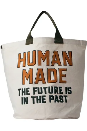 HUMAN MADE Torebki, Mężczyzna, Biały, ONE SIZE, Torba na ramię z logo