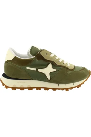 Ama Brand Buty, Mężczyzna, Zielony, 41 EU, Zielone Sneakersy Model 4155