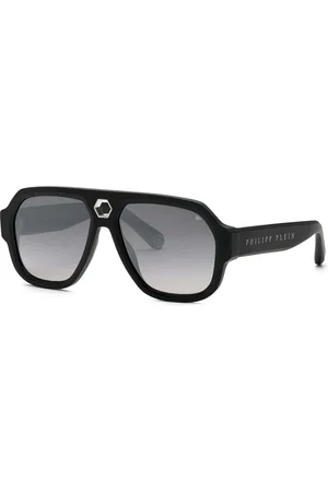Philipp Plein Akcesoria, unisex, Czarny, 58 MM, Okulary przeciwsłoneczne Starlight