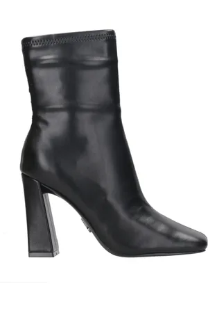 Steve Madden Buty, Kobieta, Czarny, 38 EU, Czarne Botki z Sztuczną Skórą