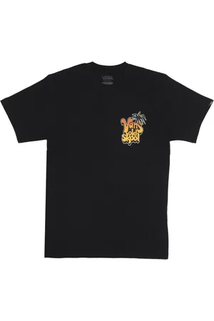 Vans Koszulki, Mężczyzna, Czarny, M, Czarna Koszulka Palm Tee