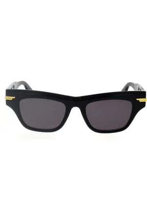 Bottega Veneta Akcesoria, Kobieta, Czarny, 51 MM, Okulary przeciwsłoneczne Cat-Eye