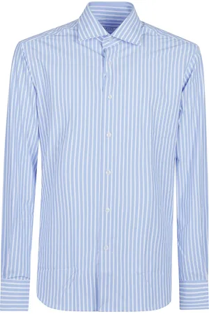 Orian Koszule, Mężczyzna, Niebieski, XL, Koszula Z Długim Rękawem Slim FIT