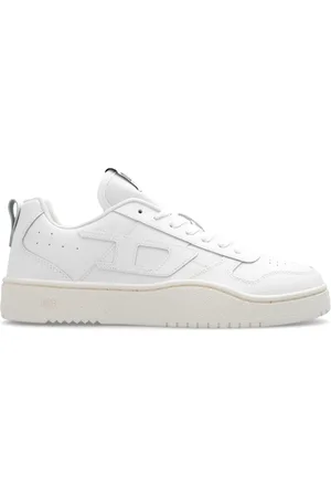 Diesel Buty, Mężczyzna, Biały, 45 EU, Skóra, S-Ukiyo V2 LOW Sneakers