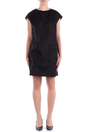 Emporio Armani Sukienki, Kobieta, Niebieski, L, Niebieska Sukienka Abito Donna