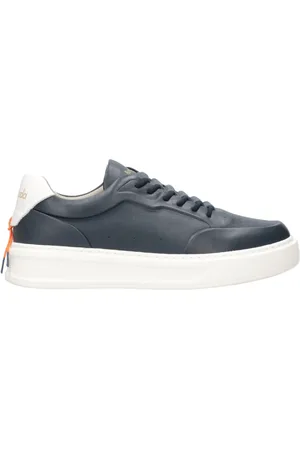 Barracuda Buty, Mężczyzna, Niebieski, 42 EU, Niebieskie Slip-On Sneakers z Frędzlem