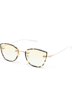 Barton Perreira Akcesoria, Kobieta, brązowy, 50 MM, Brandy Golhecctr SUN Okulary