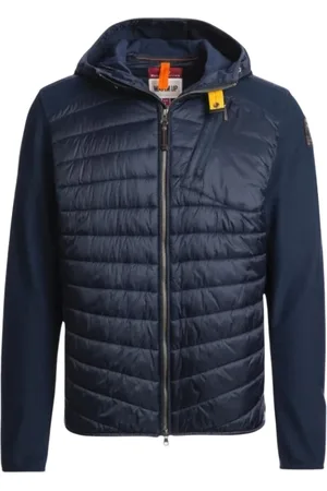 Parajumpers Kurtki, Mężczyzna, Niebieski, S, Niebieska kurtka z mieszanki tkanin