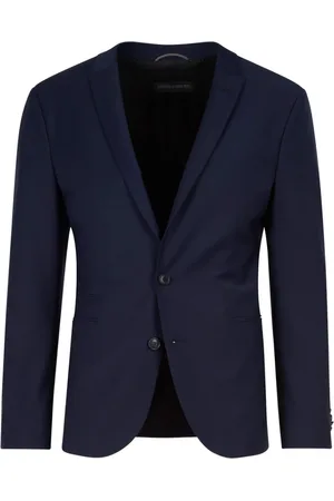 Drykorn Kurtki, Mężczyzna, Niebieski, XL, Formalna Marynarka Irving Style