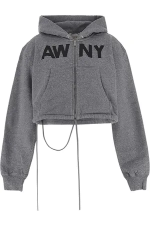 Alexander Wang Bluzy, Kobieta, Szary, S, Bluza z logo