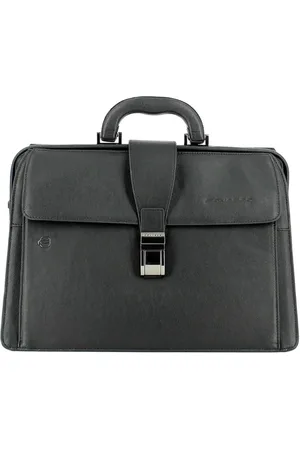 Piquadro Torebki, Mężczyzna, Czarny, ONE SIZE, Elegancka Torba na Laptop w Stylu Medycznym