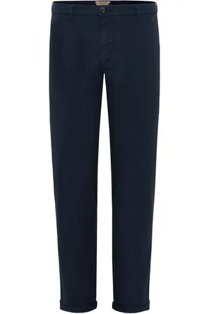 40 Weft Spodnie, Mężczyzna, Niebieski, S, Niebieskie Spodnie Chino