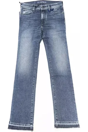 Jacob Cohen Jeansy, Kobieta, Niebieski, W26, Bawełna, Niebieskie Damskie Jeansyy Slim
