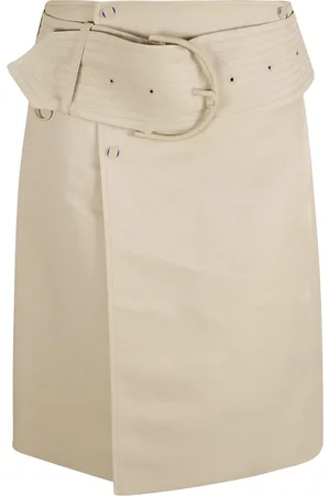 Burberry Spódnice, Kobieta, Beżowy, 2XS, Spódnica Midi