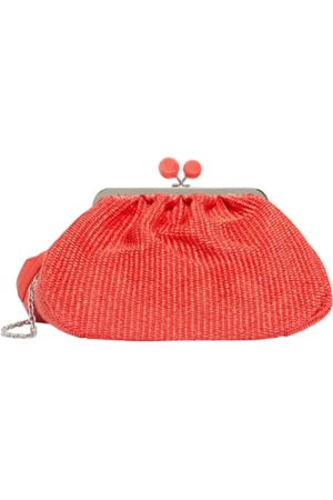 Max Mara Torebki, Kobieta, Czerwony, ONE SIZE, Czerwona torba Pasticcino medium clutch