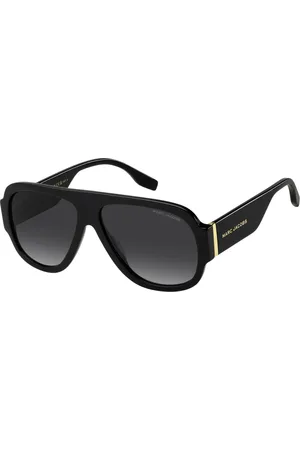 Marc Jacobs Akcesoria, Mężczyzna, Czarny, 59 MM, Czarne/Szare Okulary przeciwsłoneczne