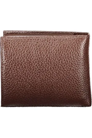 Tommy Hilfiger Akcesoria, Mężczyzna, brązowy, ONE SIZE, Elegancka Brązowa Skórzana Portmonetka
