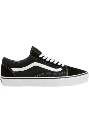 Vans Buty, Mężczyzna, Czarny, 42 1/2 EU, Zamsz, Klasyczne Buty Old Skool Czarne/Białe