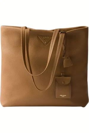 Prada Torebki, Kobieta, brązowy, ONE SIZE, Elegancka Kamelowa Torba na Ramię