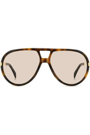 DB EYEWEAR BY DAVID BECKHAM Akcesoria, unisex, brązowy, 61 MM, Stylowe okulary przeciwsłoneczne na nowoczesny wygląd